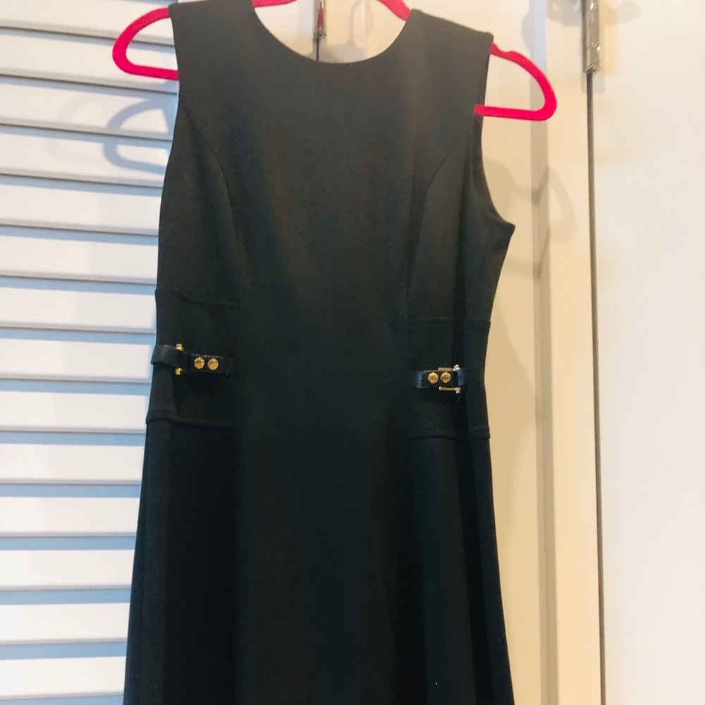 Calvin Klein A-line Dress w/Gold Buckle- Size 4